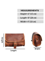 Women's Buffalo Hide Small Round Brown Shoulder Crossbody Bag Girls Sling Purse